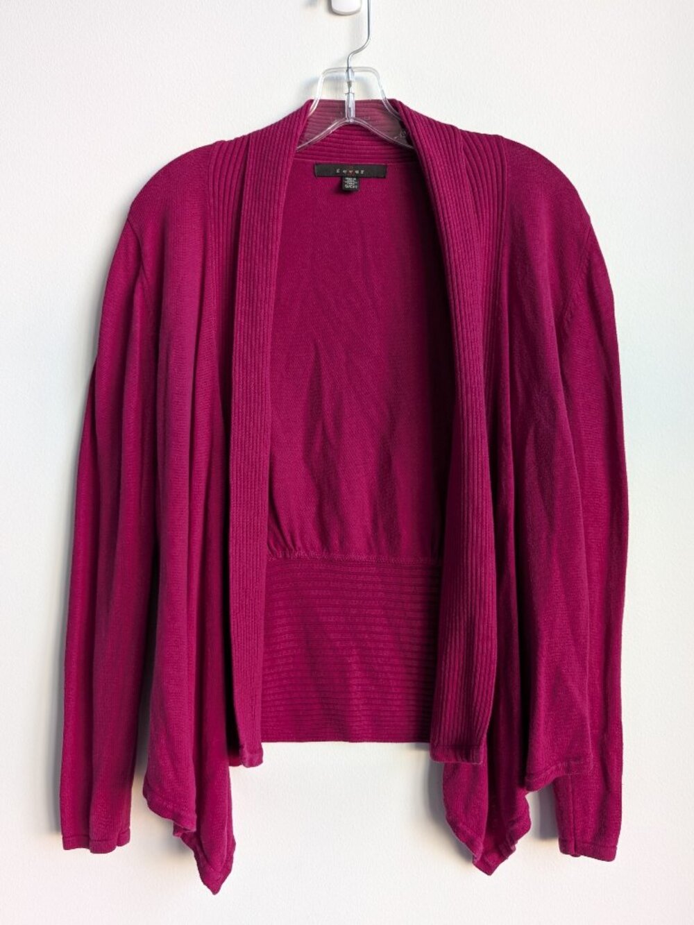 FEVER Waterfall Open Front Cardigan | Small